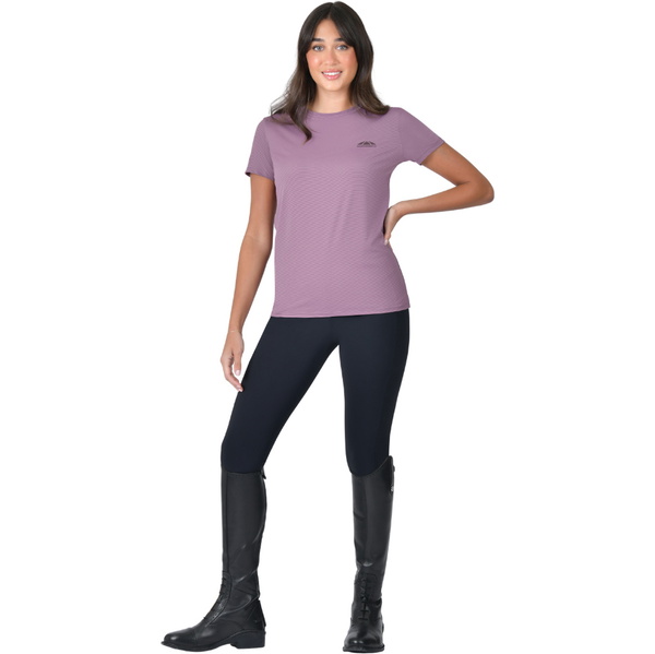 2026 WeatherBeeta Womens Relaxed Copper UV Short Sleeve Tee 1031199007 - Mauve Wine
